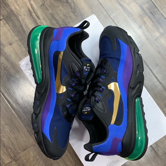 NIKE AIR MAX 270 REACT black/university gold - Picture 15 of 16